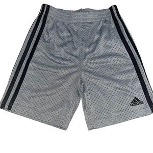 4/$25 Adidas Grey‎ & Black Athletic Soccer Shorts - Toddler Size 4